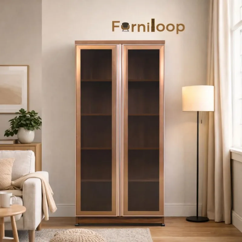Bookcase 66" (2Drawer+2Door)